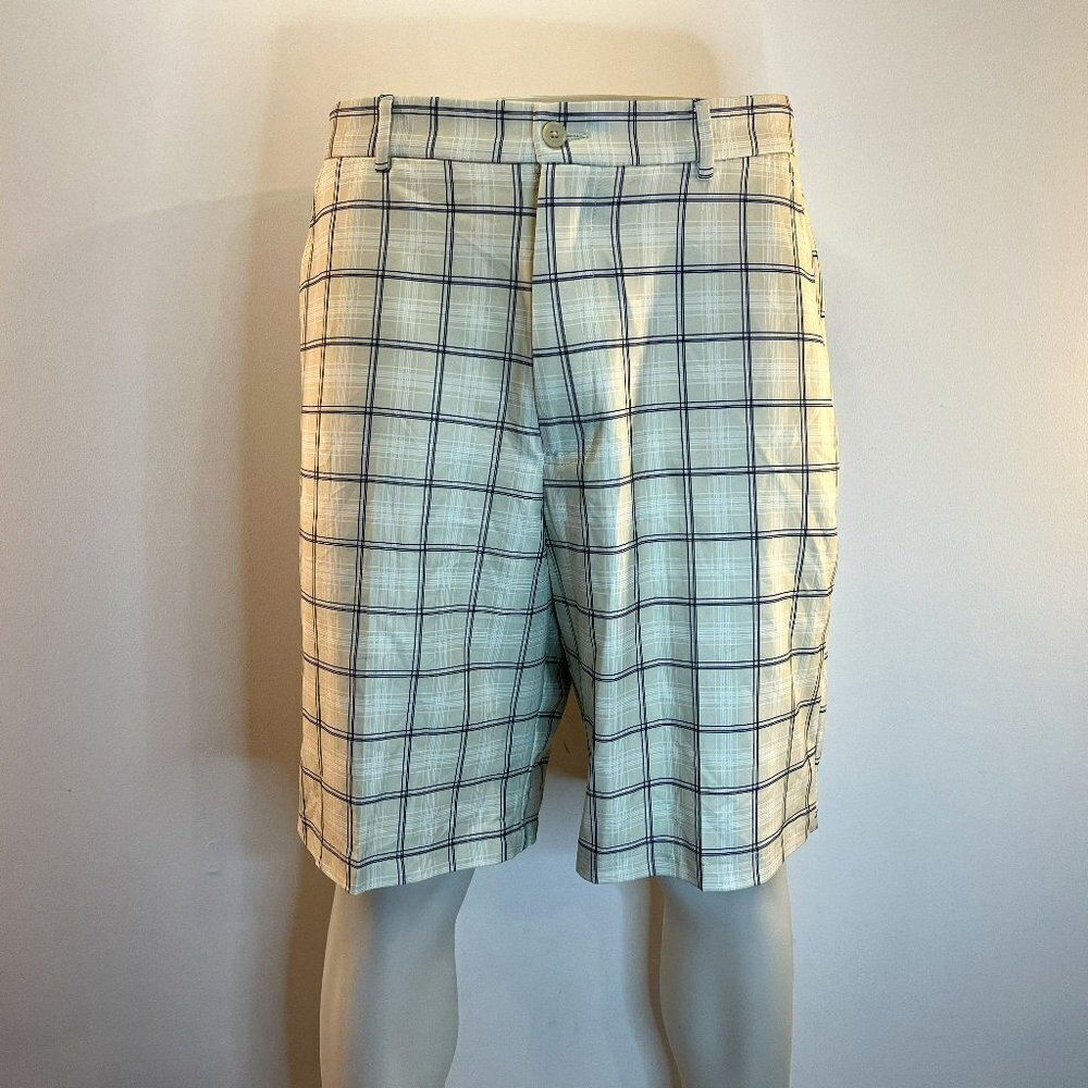 Pebble Beach Performance Men's Plaid Golf Shorts - Size 34 - NWT